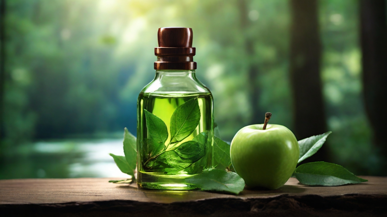 Aceite esencial de manzana verde